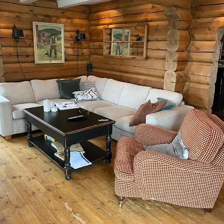 Stor Velutstyrt Laftehytte Med Usjenert Uteplass, Flott Utsikt Og Jacuzzi Eggedal